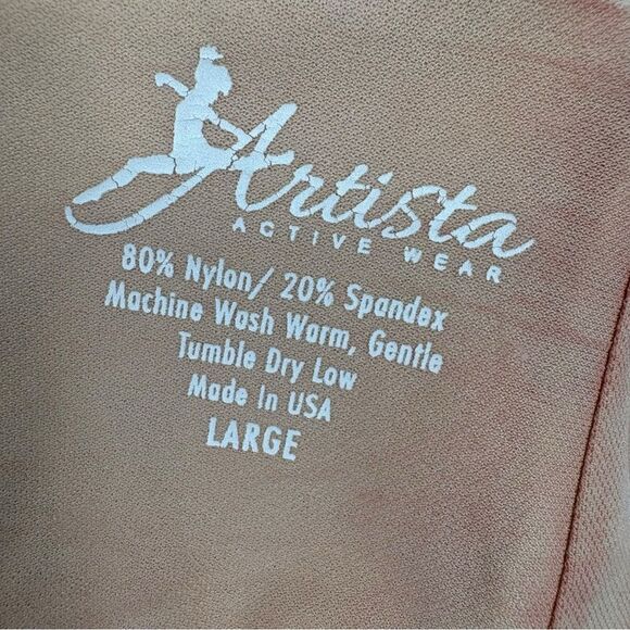 Artista Active Pole Dancing Wear Sports Bra in Dollar Bill Money Print Size L - Picture 4 of 4